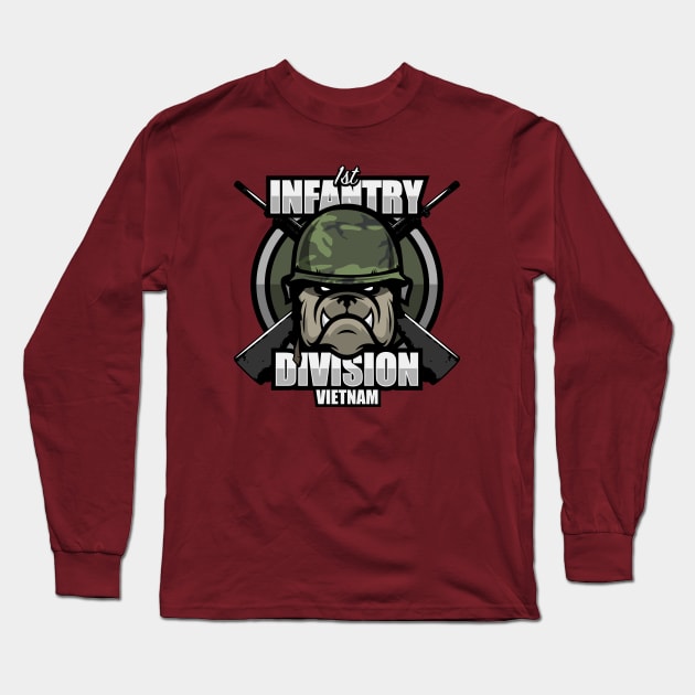 1st Infantry Division Vietnam Long Sleeve T-Shirt by TCP
